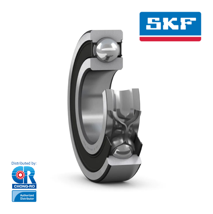 SKF 유럽 깊은 홈 볼 베어링 6206-2RS1